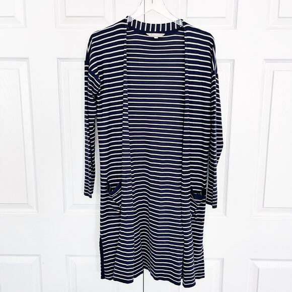 Athleta Striped Open Front Cardigan Duster - Picture 1 of 5